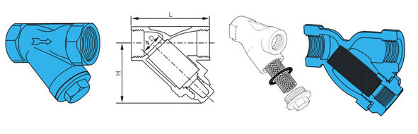 螺紋Y型過濾器